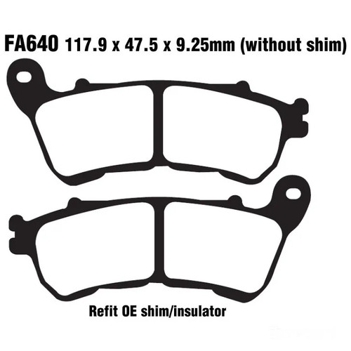 Pastiglia freno ebc - freno,