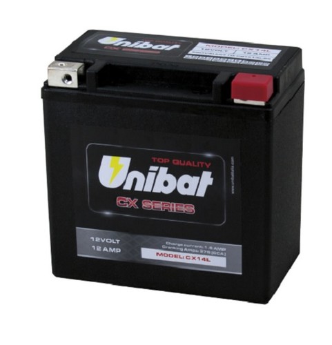 Batteria gel unibat tx14l - gel,
