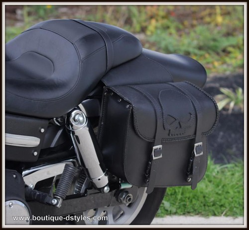 Borse biker cuoio teschio - borse, in